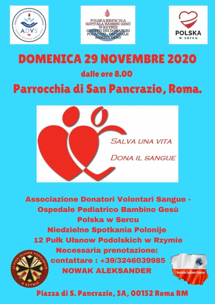 29-11-2020 salva una vita  dona il sangue
